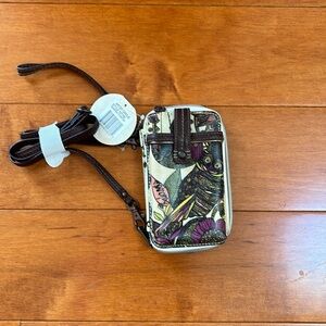 NWT Sakroots small crossbody bag multi colored print.